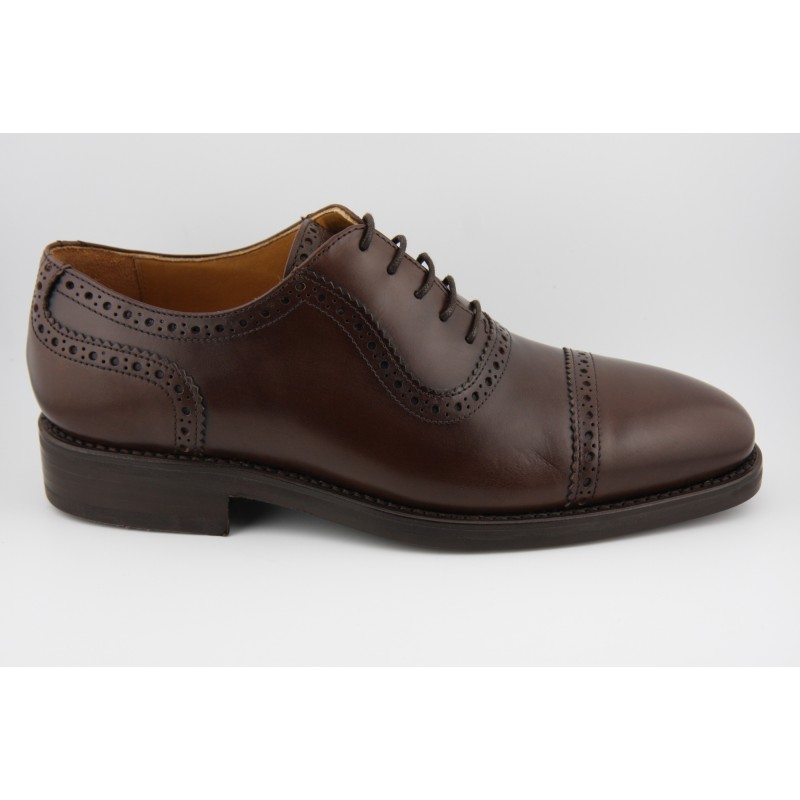 OXFORD PUNTERA RECTA BROGUE BERWICK MODELO 3105PR H150 VEGANO MOKA PISO RUBBER