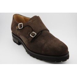DOBLE MONKSTRAP PUNTERA RECTA BERWICK MODELO 117PRF H0S-2 SUPER OTTERP TESTA DI MORO PISO PATIN VELETA FLEXIBLE