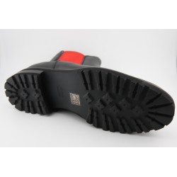 BOTIN CHELSEA PALA LISA BERWICK MODELO 119PR H0S-02 BOXCALF NEGRO PISO PATIN VELETA flexible