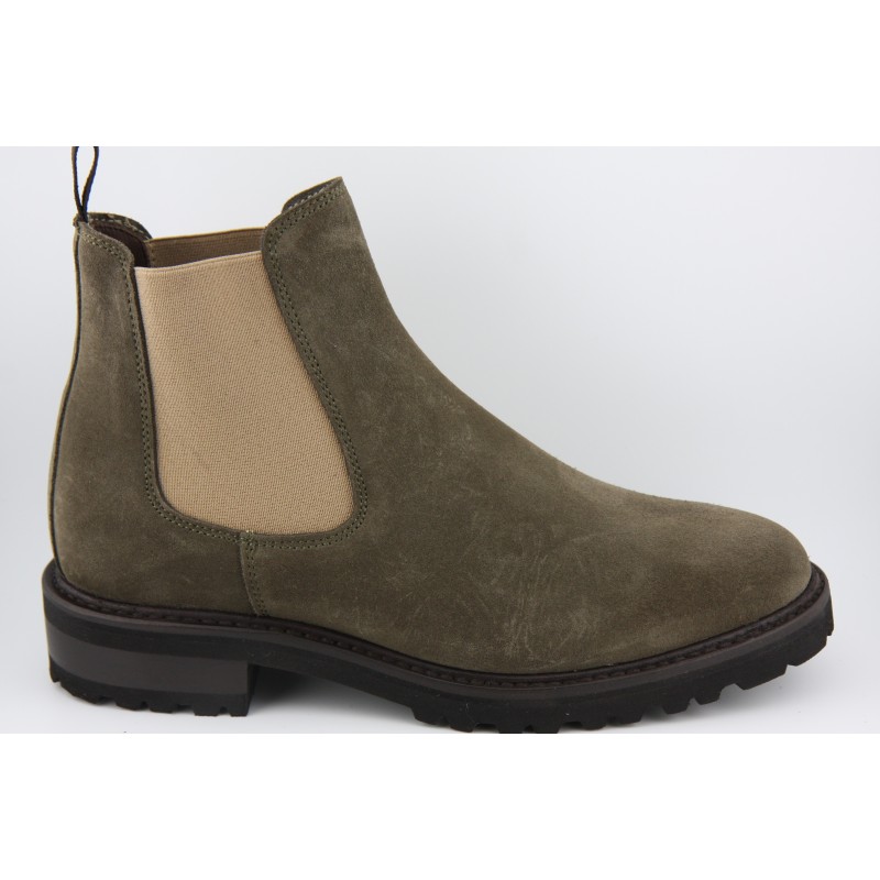 BOTIN CHELSEA PALA LISA BERWICK MODELO 119PR H0S-02 REPELLO CALF LODEN PISO PATIN VELETA FLEXIBLE