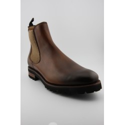 BOTIN CHELSEA PALA LISA BERWICK MODELO 119PRF H0S-2 CRUST MARRON MEDIO PISO PATIN VELETA FLEXIBLE