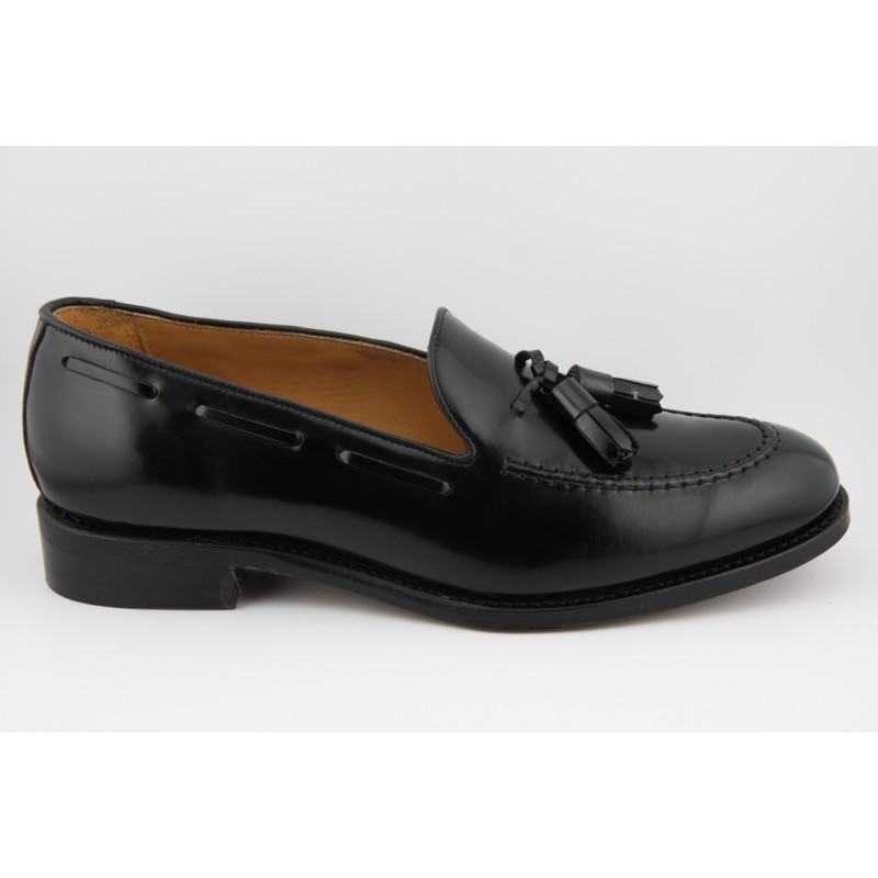 MOCASIN BORDON Y BORLAS BERWICK MODELO 193PRF H0S-2 FLORECTIC NEGRO PISO SUELA INYECTADA FLEXIBLE