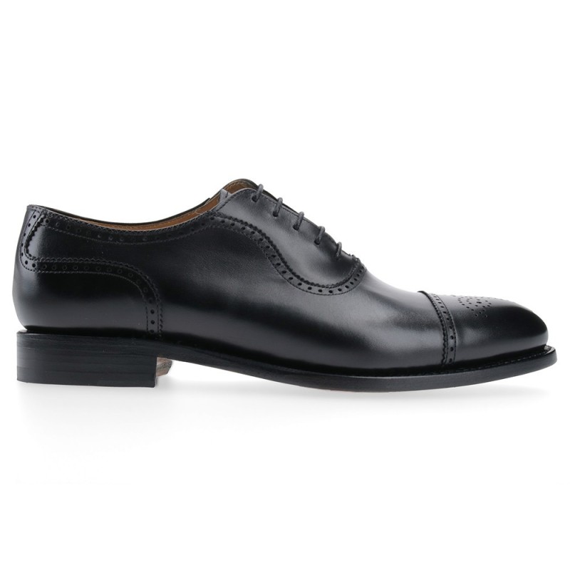 OXFORD PUNTERA RECTA BROGUE BERWICK MODELO 2509PR H156 BOXCALF NEGRO PISO SUELA