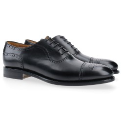 OXFORD PUNTERA RECTA BROGUE BERWICK MODELO 2509PR H156 BOXCALF NEGRO PISO SUELA