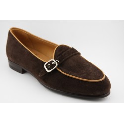 BELGIAN SHOES HEBILLA Y BORDON BERWICK MODELO 182PR H0S-12 FLORENCE TESTA DI MORO SUELA SPAY 229