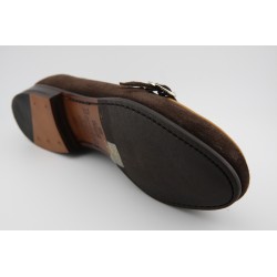 BELGIAN SHOES HEBILLA Y BORDON BERWICK MODELO 182PR H0S-12 FLORENCE TESTA DI MORO SUELA SPAY 229
