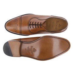 OXFORD PUNTERA RECTA BROGUE BERWICK MODELO 2509PR H156 SADDLE CALF 60253 PISO SUELA
