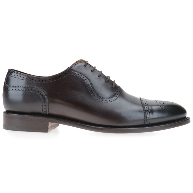 OXFORD PUNTERA RECTA BROGUE BERWICK MODELO 2509PR H156 VEGANO MOKA PISO SUELA