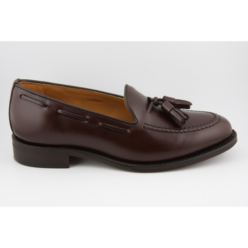 MOCASIN BORDON Y BORLAS BERWICK MODELO 193PRF H0S-2 CROSS TABACO PISO SUELA INYECTADA FLEXIBLE