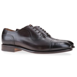 OXFORD PUNTERA RECTA BROGUE BERWICK MODELO 2509PR H156 VEGANO MOKA PISO SUELA