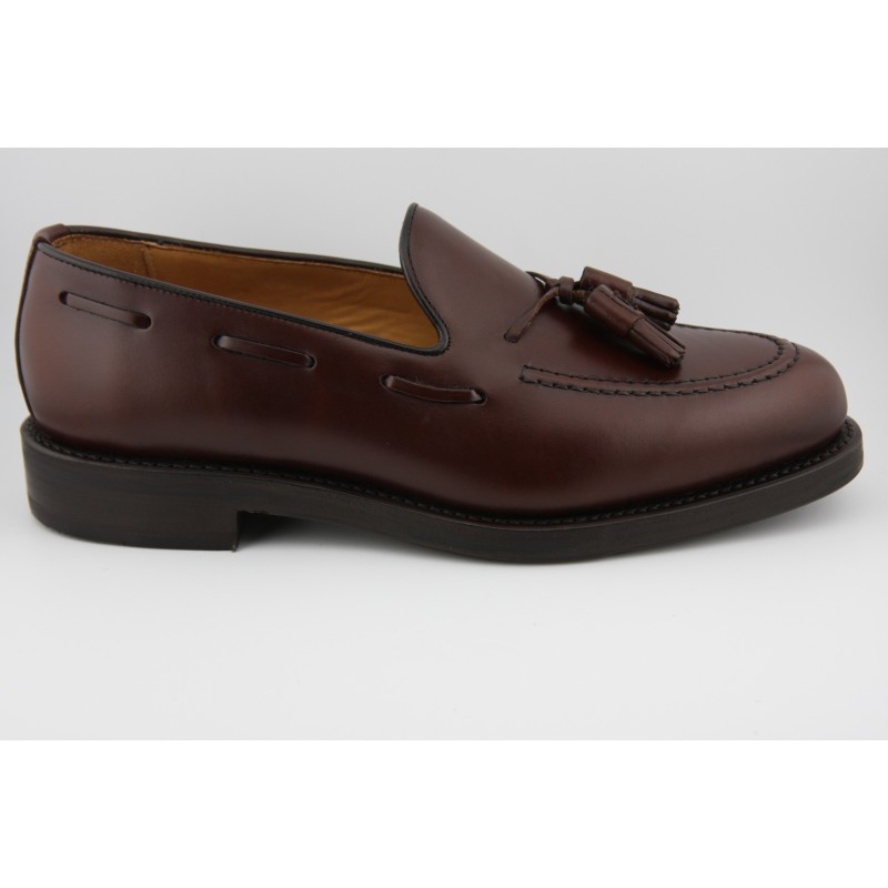 MOCASIN BORDON Y BORLAS BERWICK MODELO 8491PR H08 CROSS TABACO PISO RUBBER