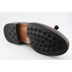 MOCASIN BORDON Y BORLAS BERWICK MODELO 8491PR H08 NEW VINTAGE 02080 PISO RUBBER