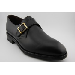 MONKSTRAP HEBILLA BERWICK MODELO 5232PR H15  BOXCALF NEGRO PISO RUBBER