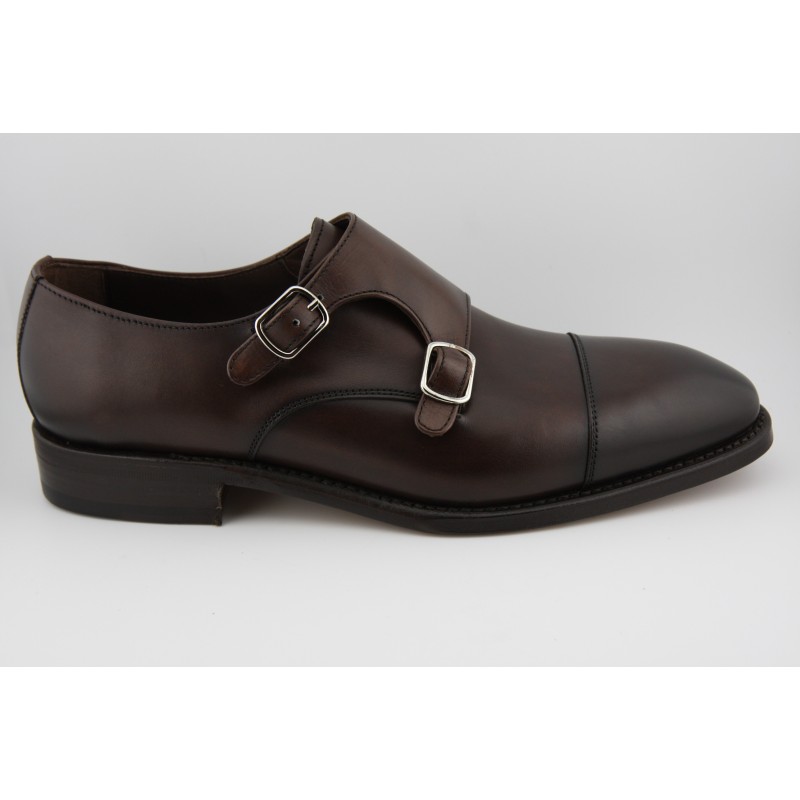 MONKSTRAP DOBLE HEBILLA PUNTERA RECTA BERWICK MODELO 5212PRJR H15 LUGO TESTA PISO ROBLE