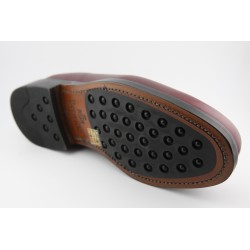 MOCASIN BORDON Y ANTIFAZ  BERWICK MODELO 4962PR H148 BOXCALF BURDEOS PISO RUBBER